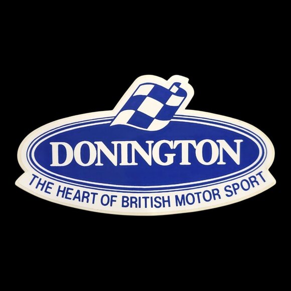 Donington The Heart Of British Motor Sport Vintage 90s Sticker Lot Of 3 NOS - Picture 5 of 8